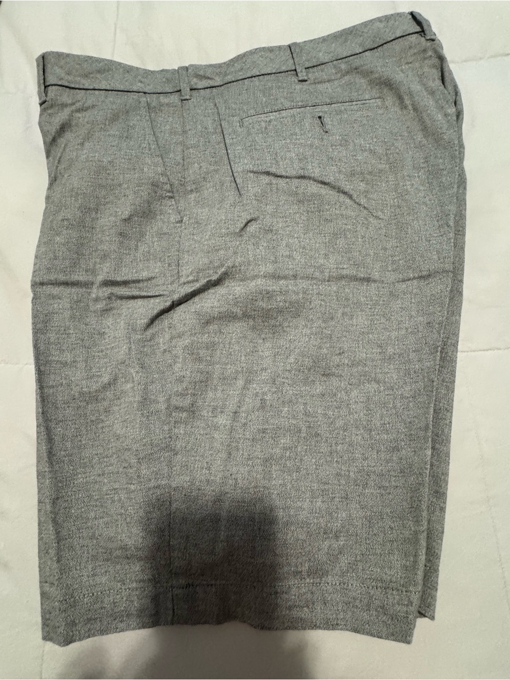 Men's Gray Dress Shorts - Classic Tailored Style